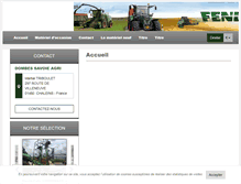 Tablet Screenshot of dombes-savoie-agri.com